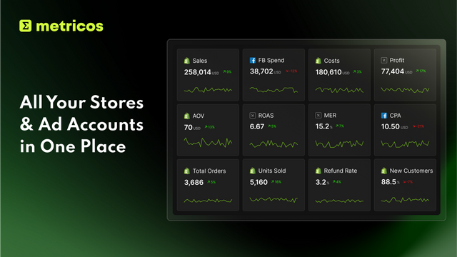 All Your Stores & Ad Accounts In One Place
