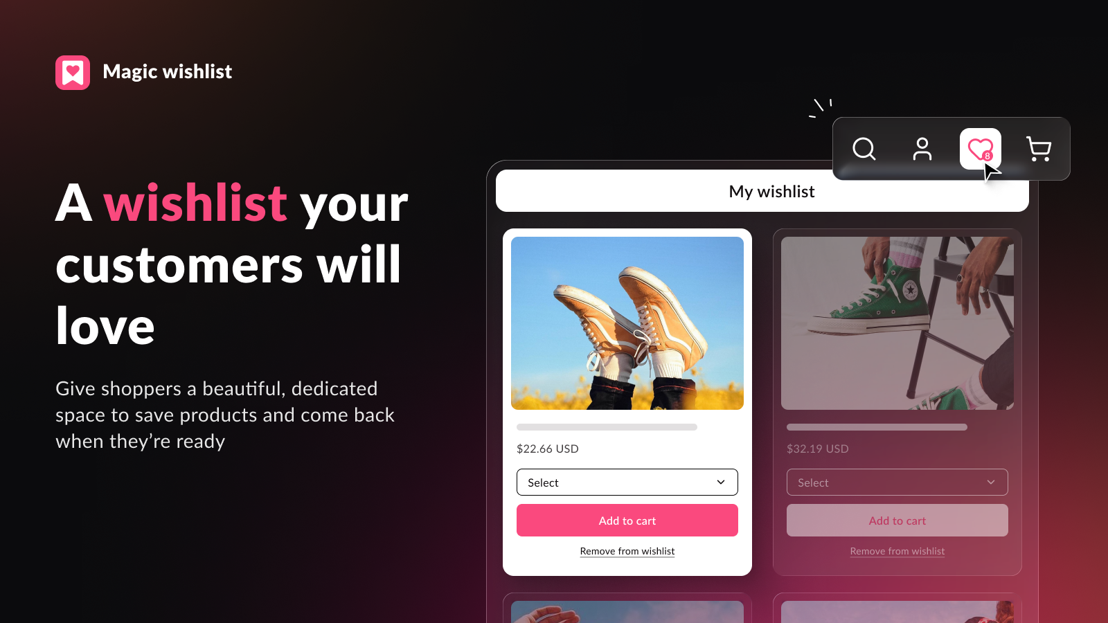 A wishlist your customers will love