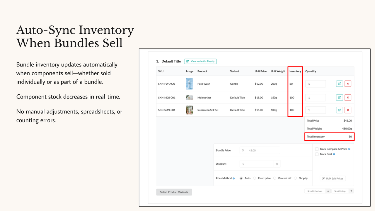 Auto-Sync Inventory When Bundles Sell