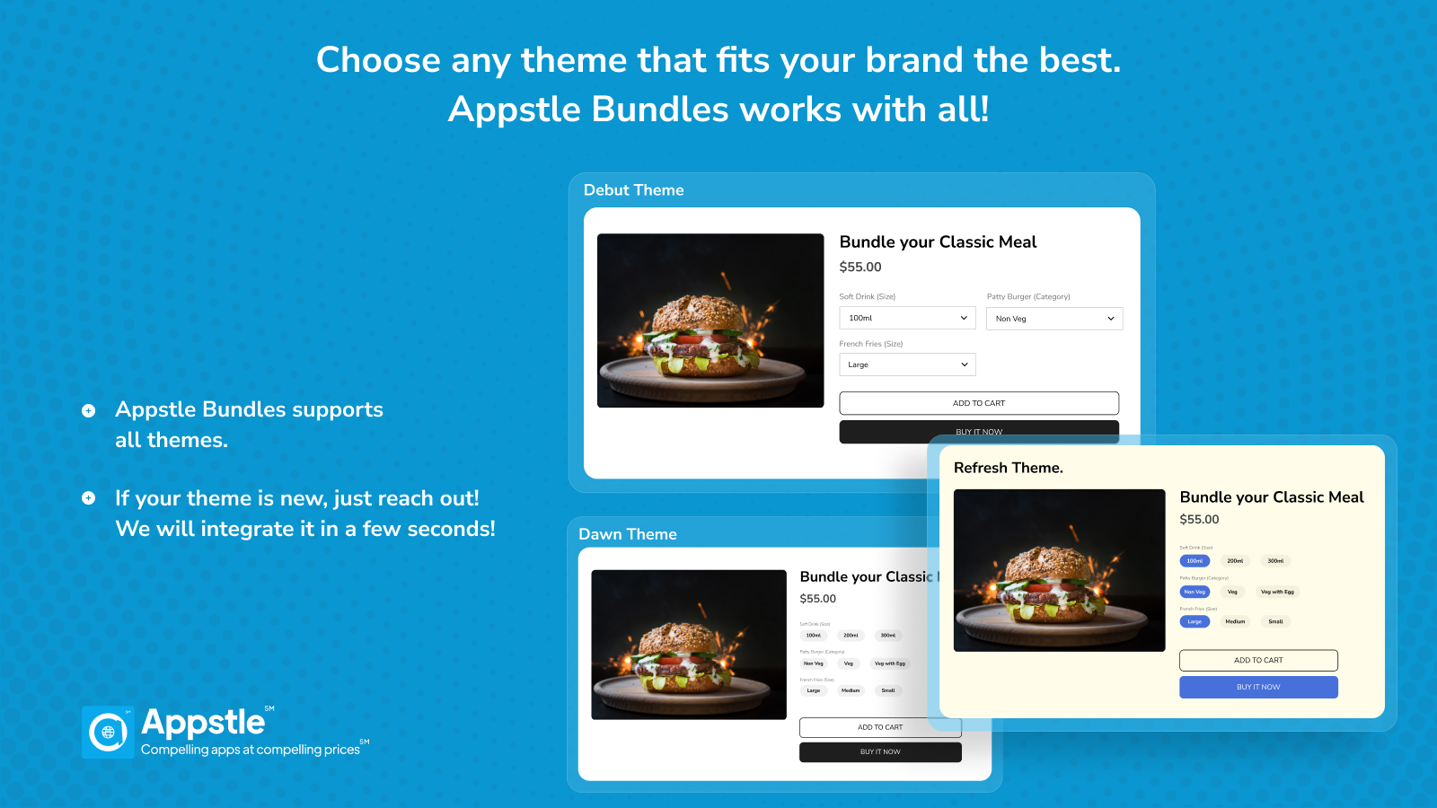 Choose any Shopify theme