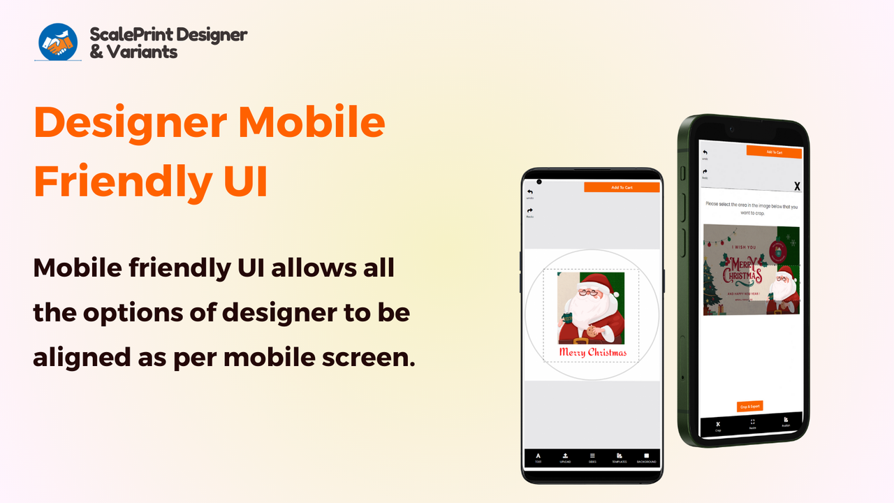 Mobile friendly UI of product personalizer Shopify app