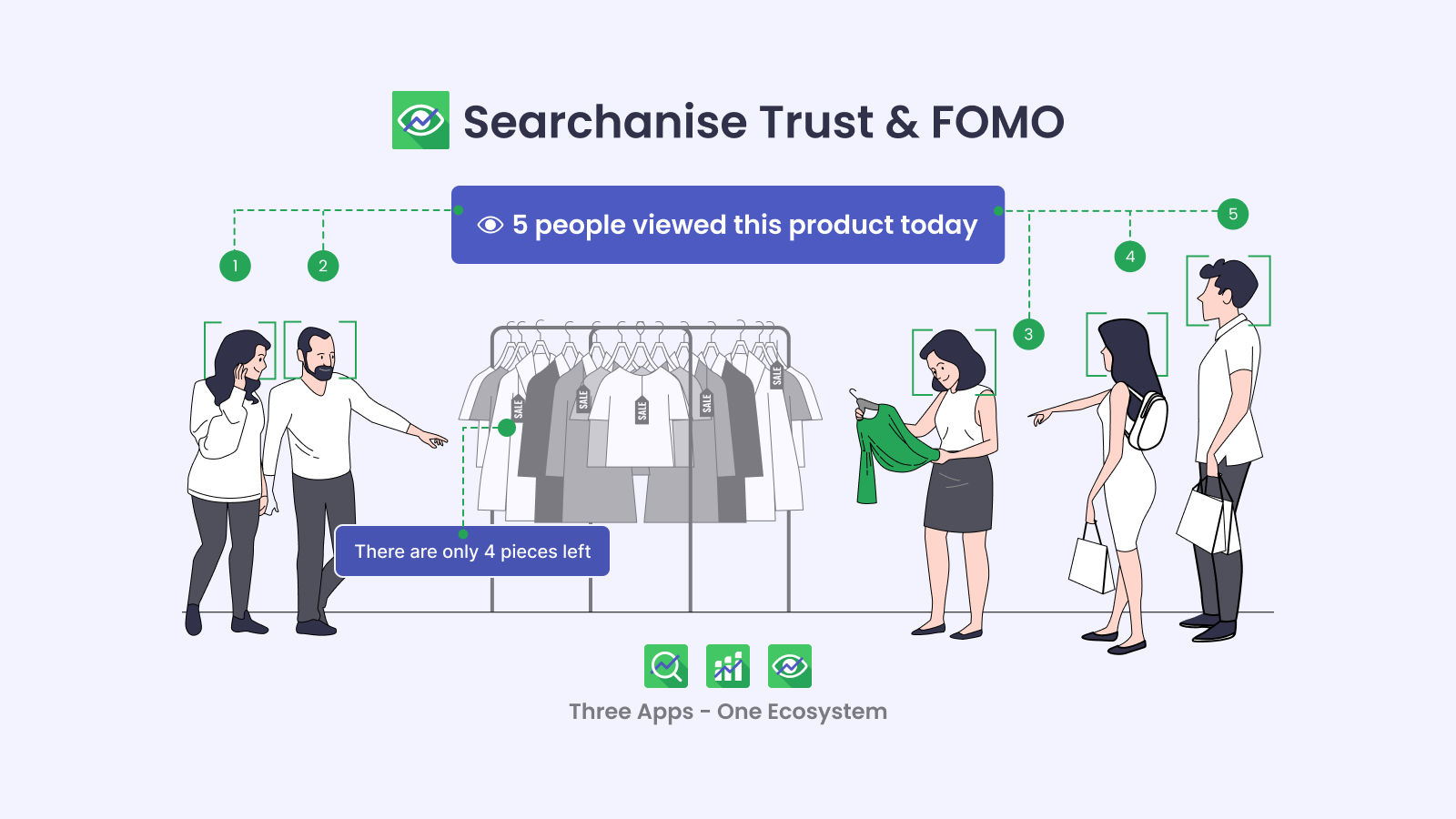 Social Proof Visitor Counter & Low Stock Counter Shopify app