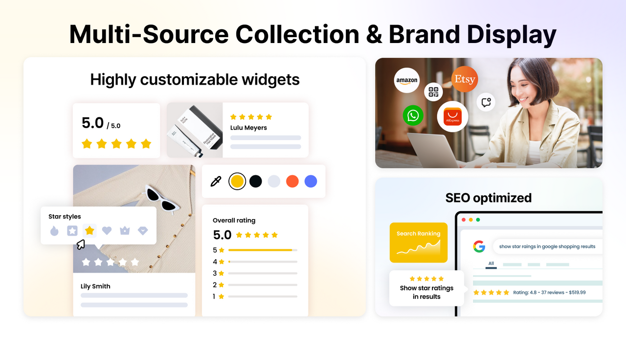 Beautiful&customizable widgets