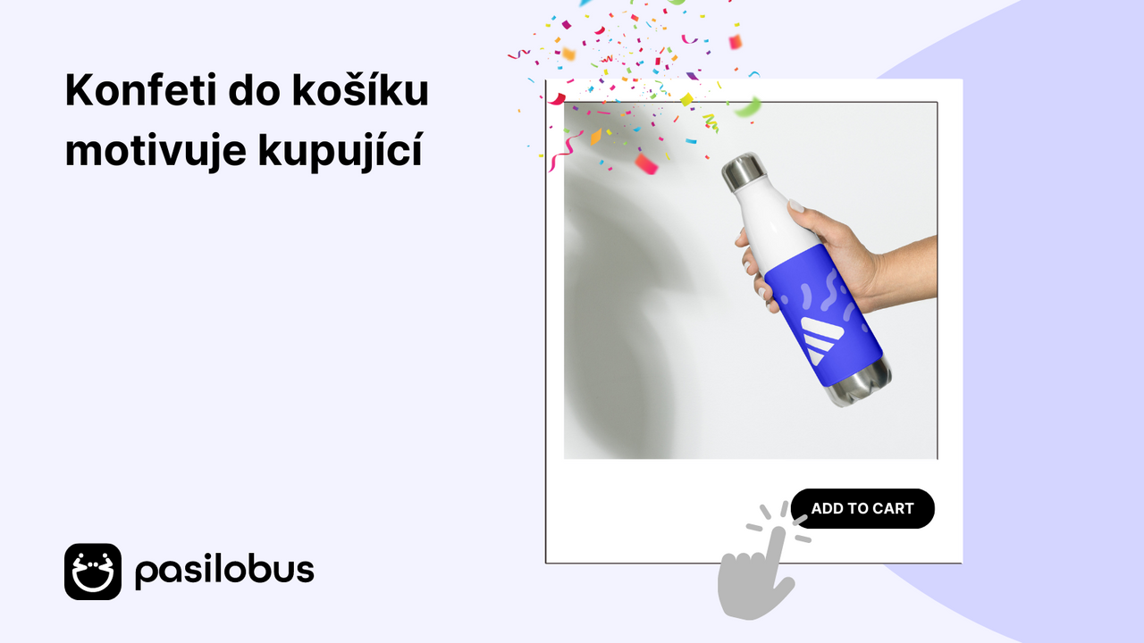 Konfeti do košíku motivuje kupující