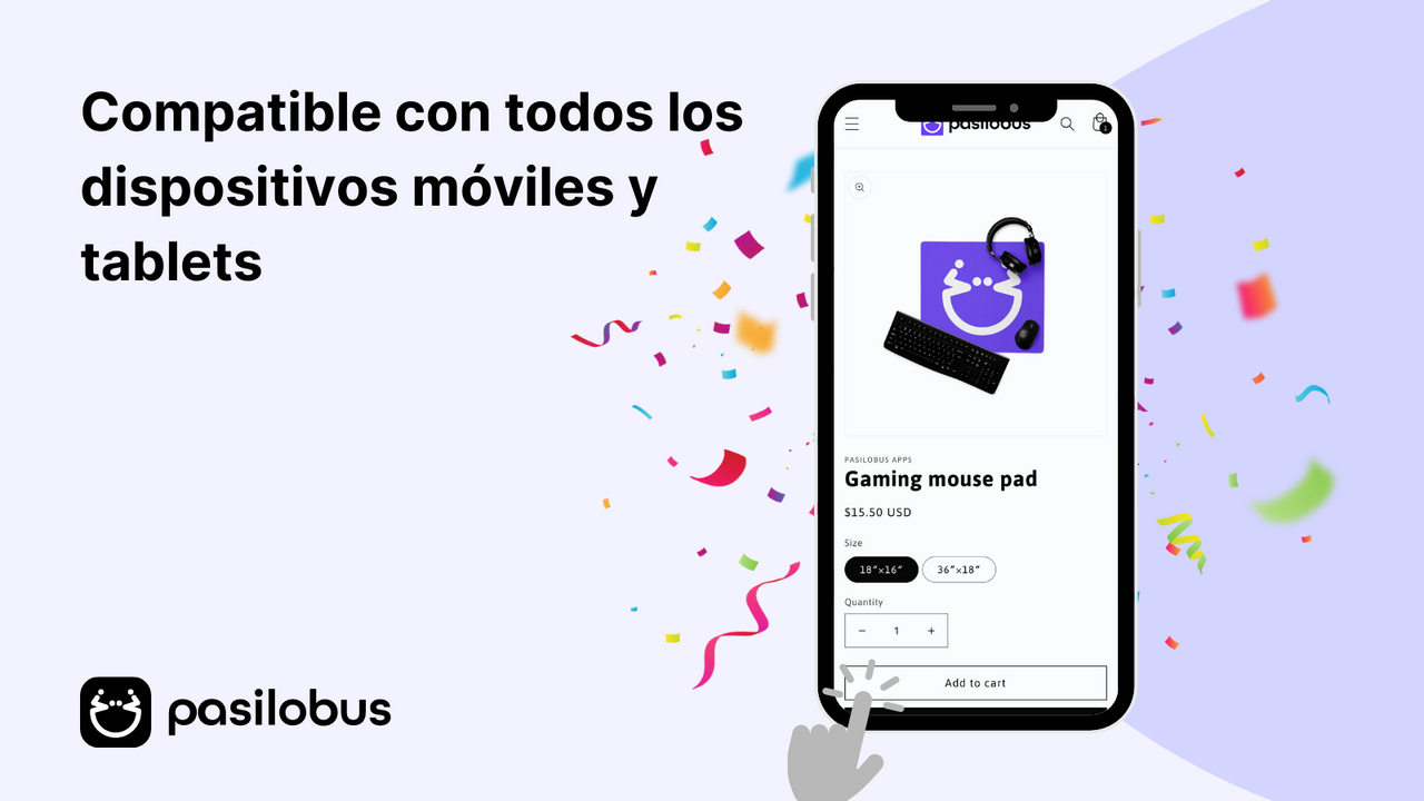 Compatible con todos los dispositivos móviles y tablets