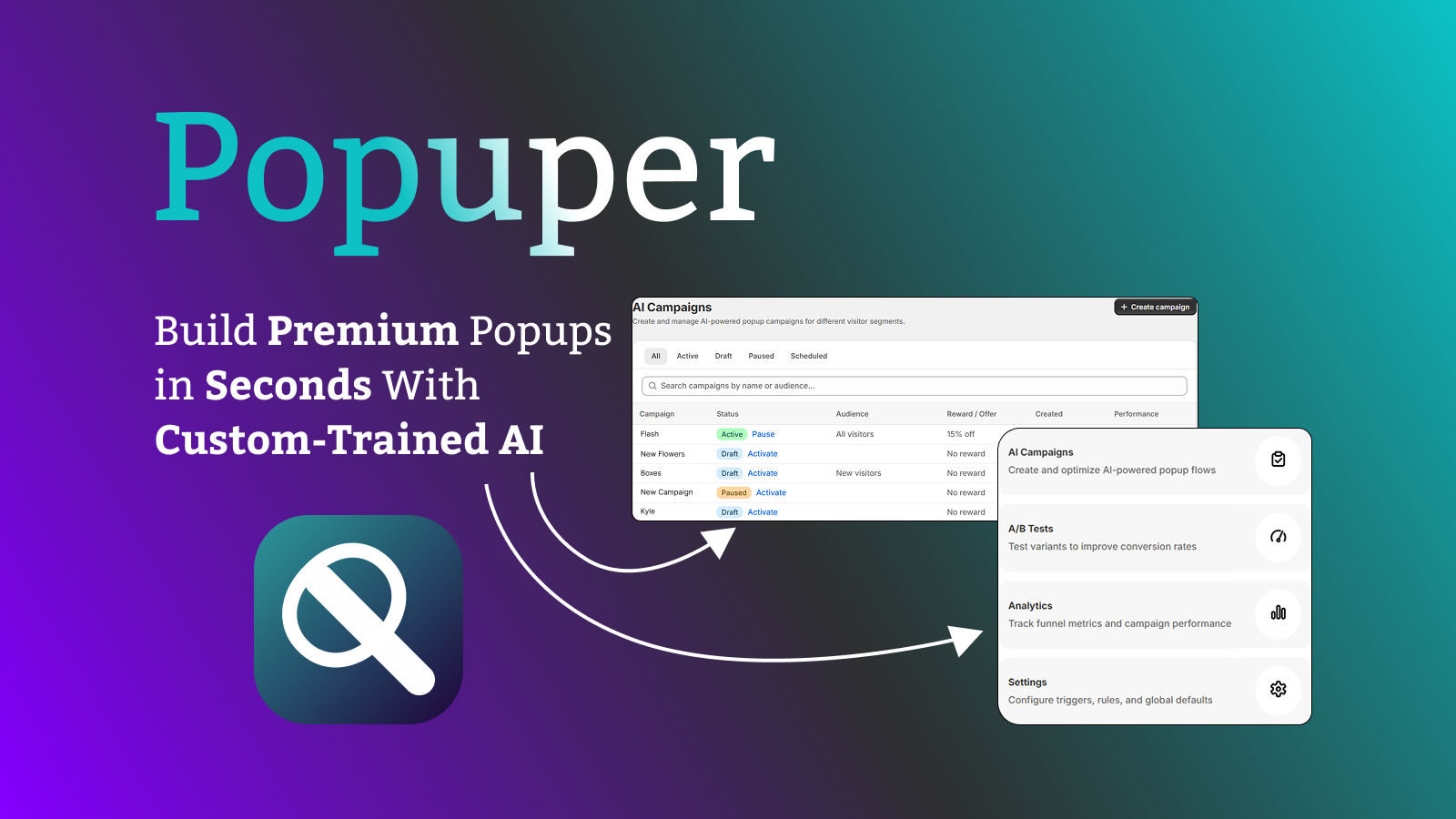 Build Premium Popups in seconds