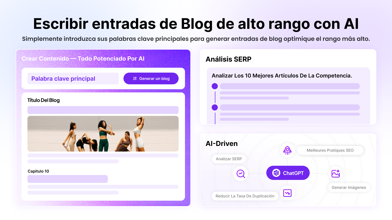 Escribir entradas de Blog de alto rango con AI