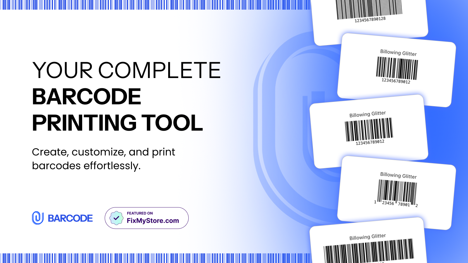 generate UPC retail barcode/barcodes gs1-128