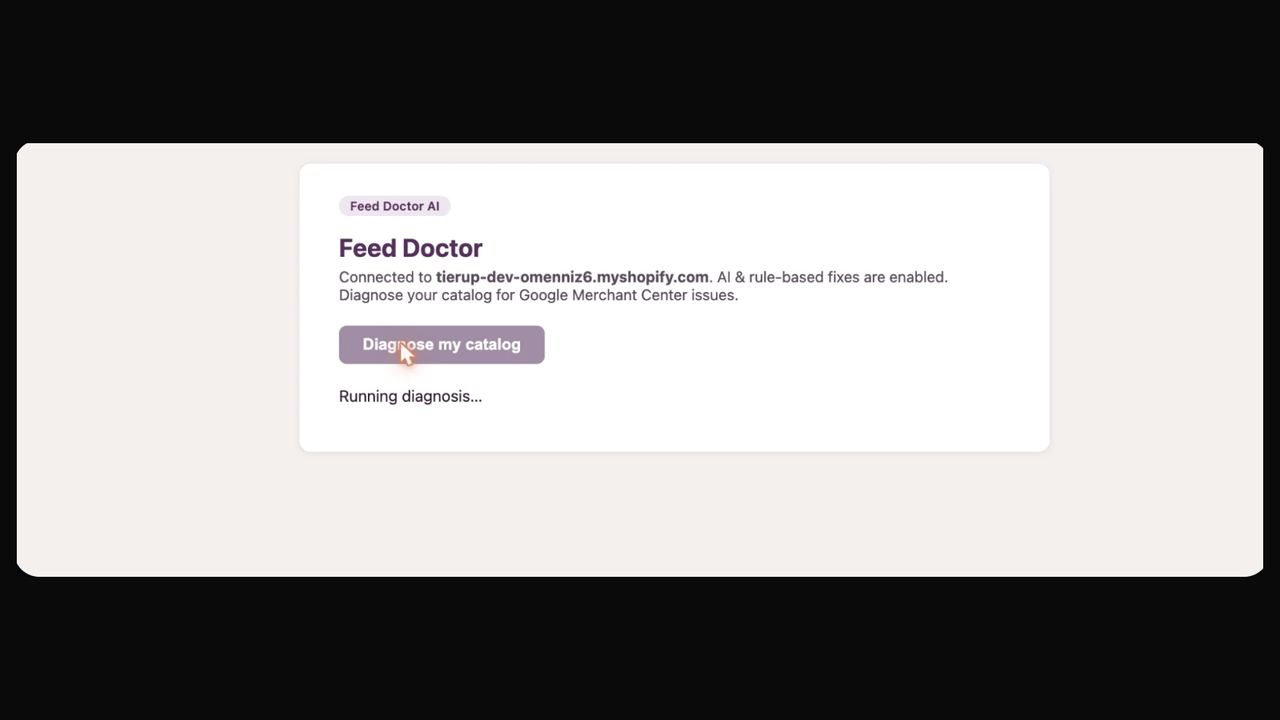 Start Diagnose