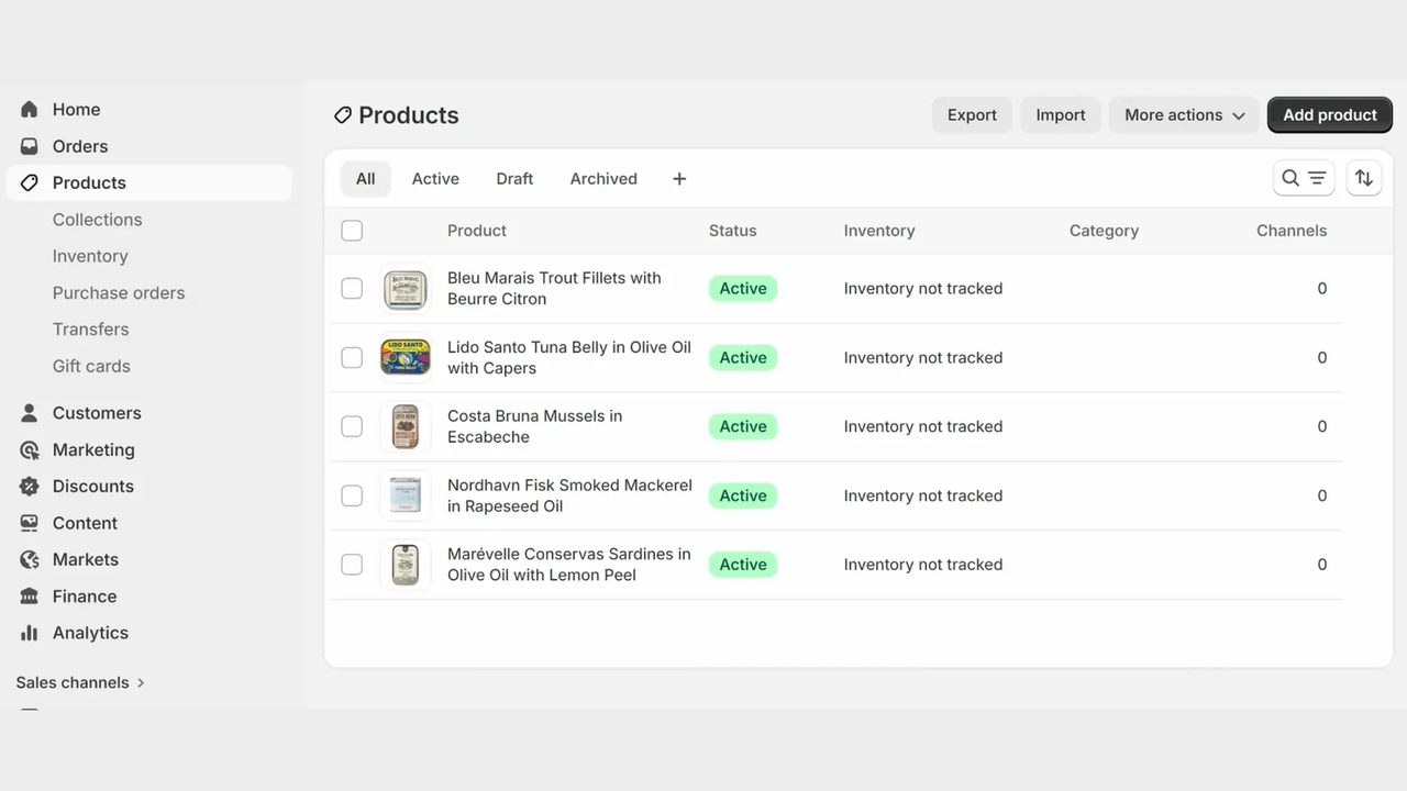 Bulk product upload from spreadsheet and photos into Shopify