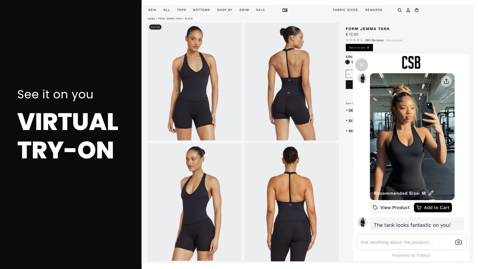 See it on you - virtual try-on