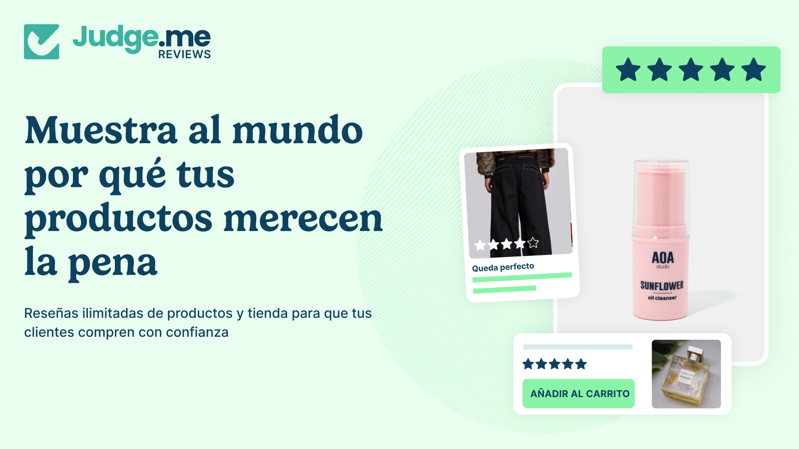 Reseñas, valoraciones y testimonios con Judge.me