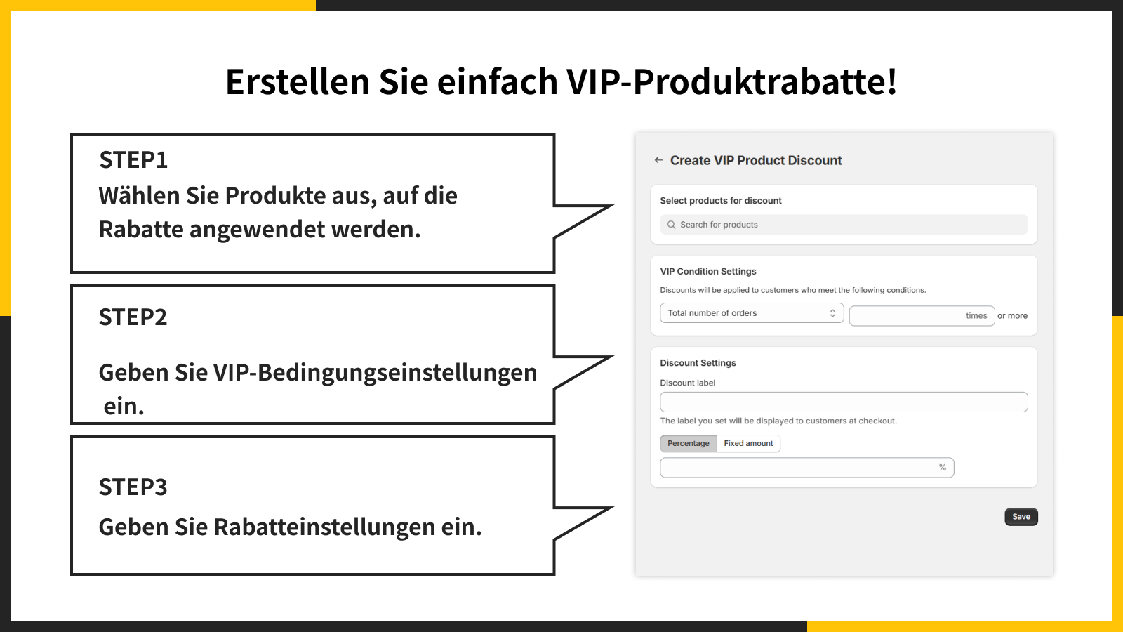 Erstellen Sie einfach VIP-Produktrabatte!
