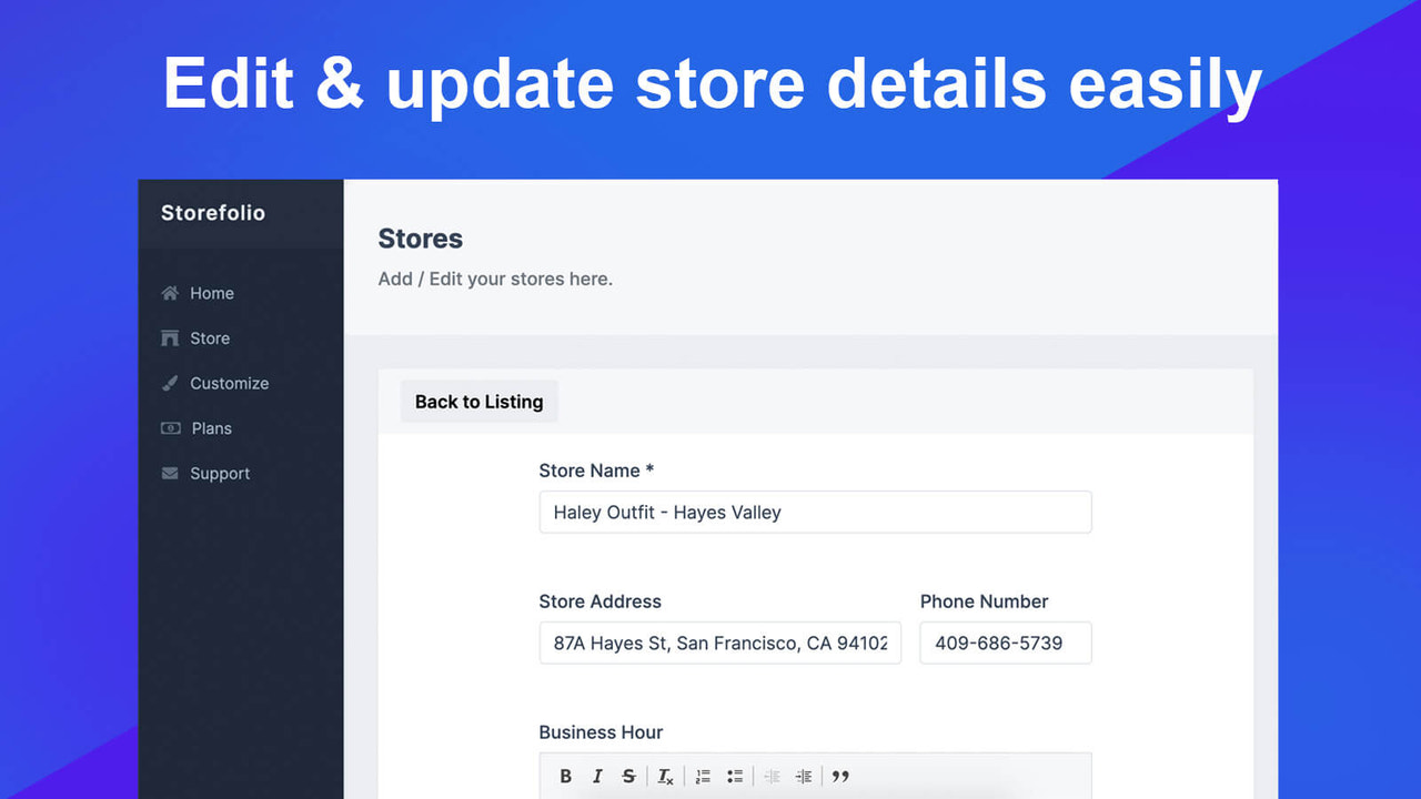 shopify showroom locator