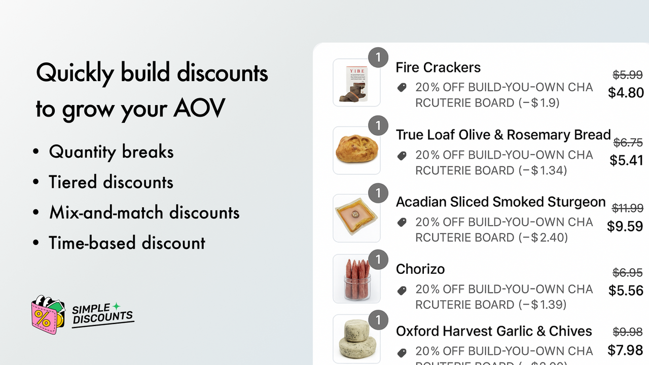 Create mix-and-match discount deals and grow your AOV