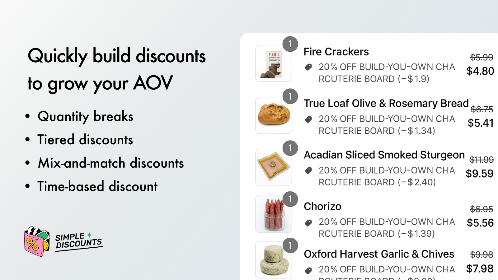 Create mix-and-match discount deals and grow your AOV