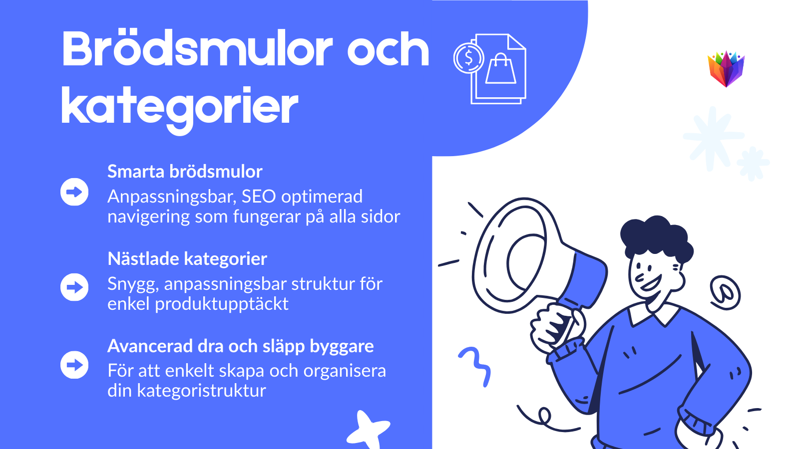 Breadcrumbs och Categories for Shopify