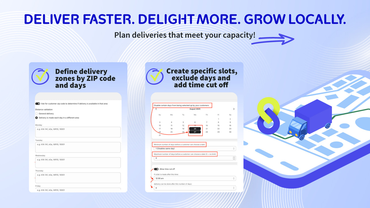 Deliver faster.  Delight more.  Grow locally.