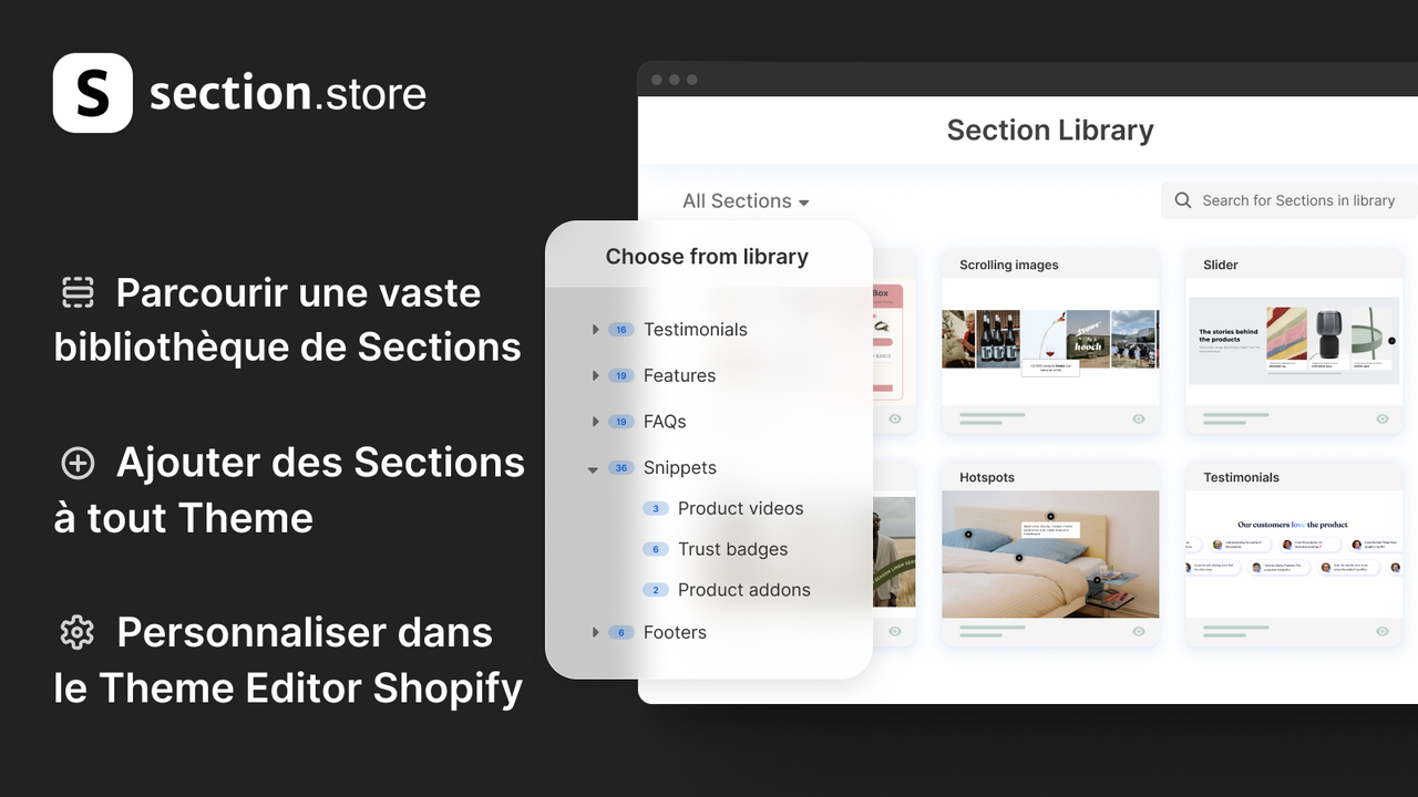 section store france