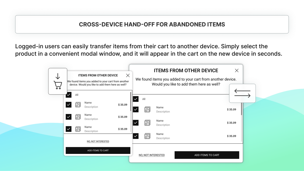 customer UI extension upsell