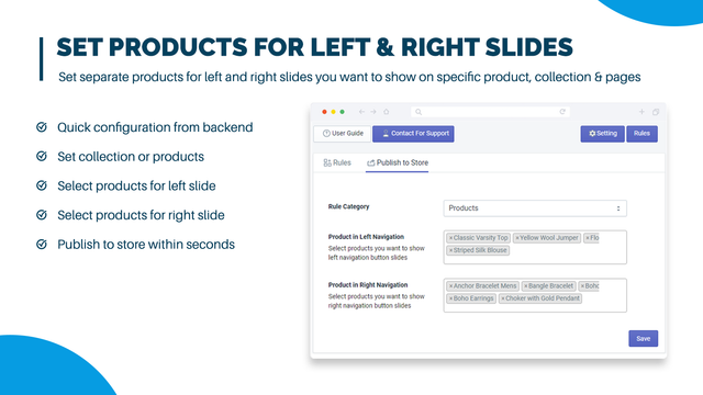 Quick Product Navigator-Folie