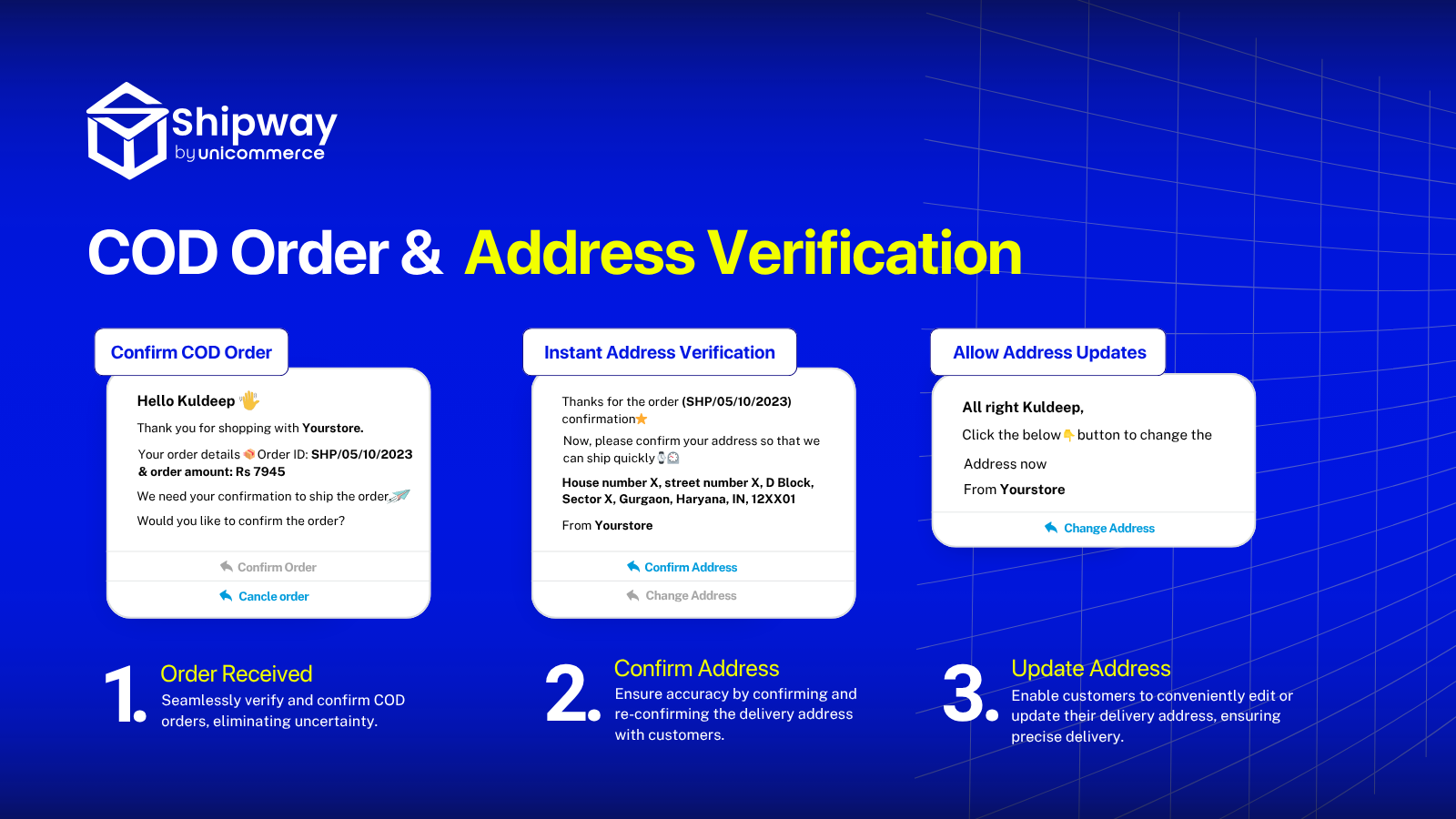 COD Order & Address Verification for higher delivery percentage