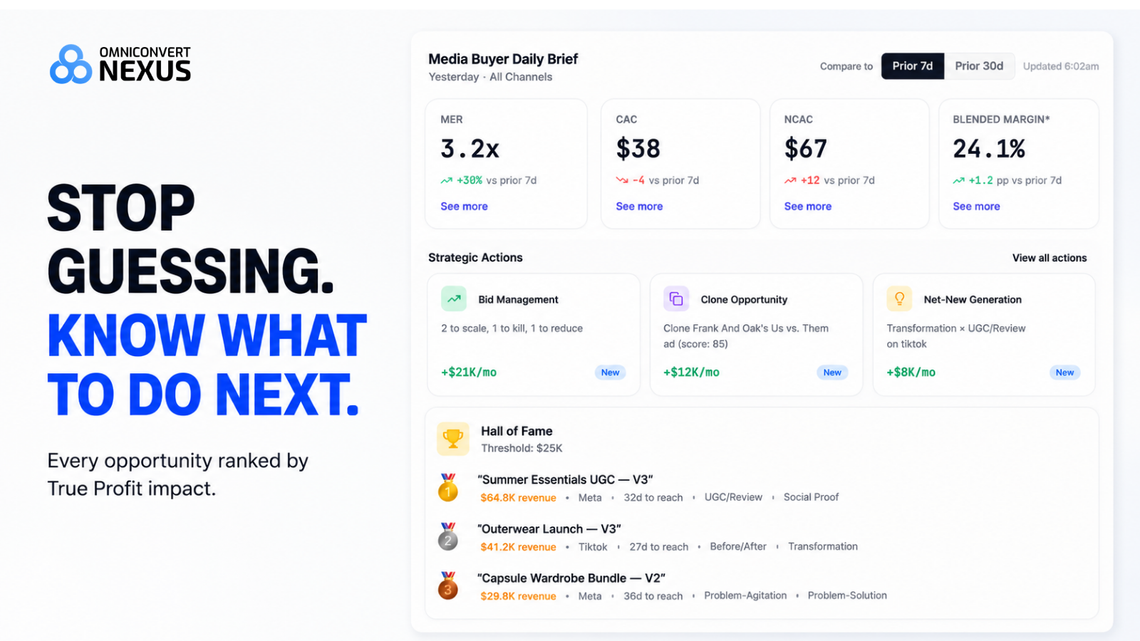 Nexus - Stop guessing. Know what to do next