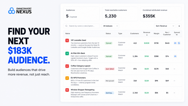 Nexus - Find your next $183k audience