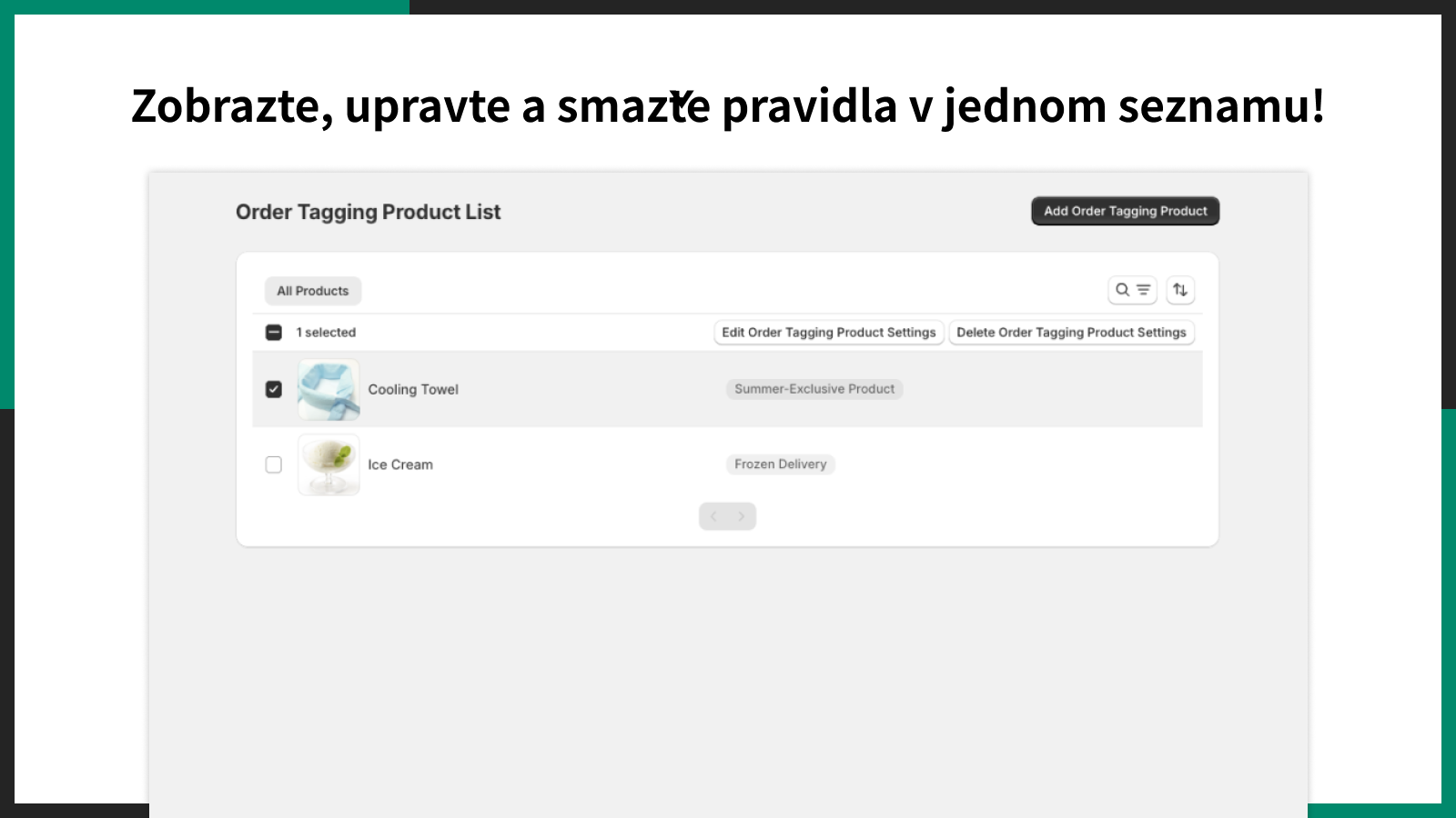 Zobrazte, upravte a smažte pravidla v jednom seznamu!