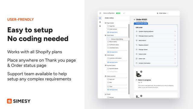 Easy to setup, No coding needed