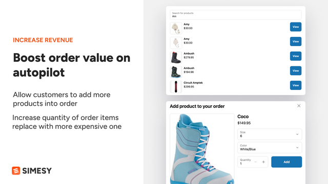 Boost order value on autopilot