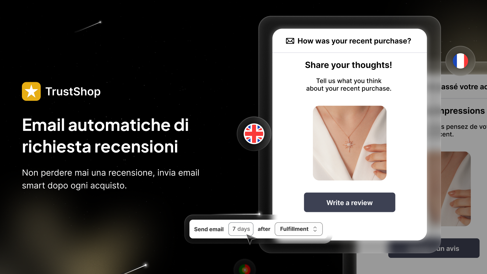Email automatiche di richiesta recensioni