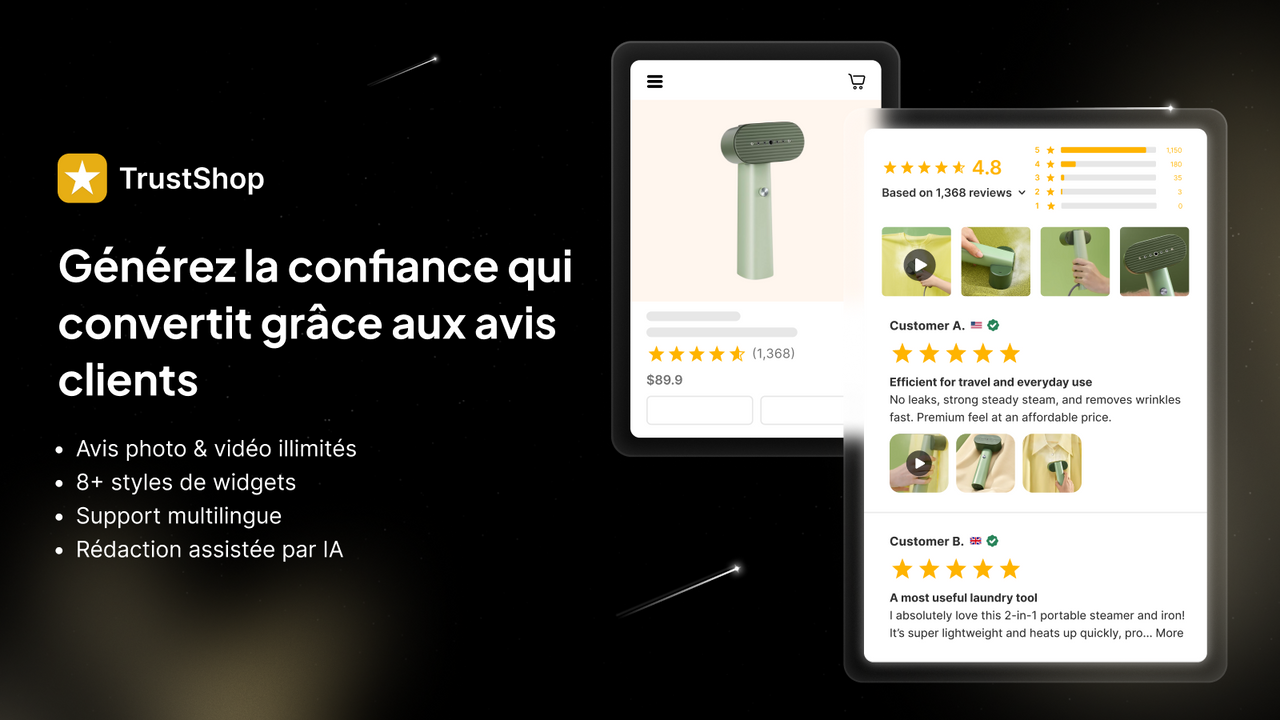 Générez la confiance qui convertit grâce aux avis clients