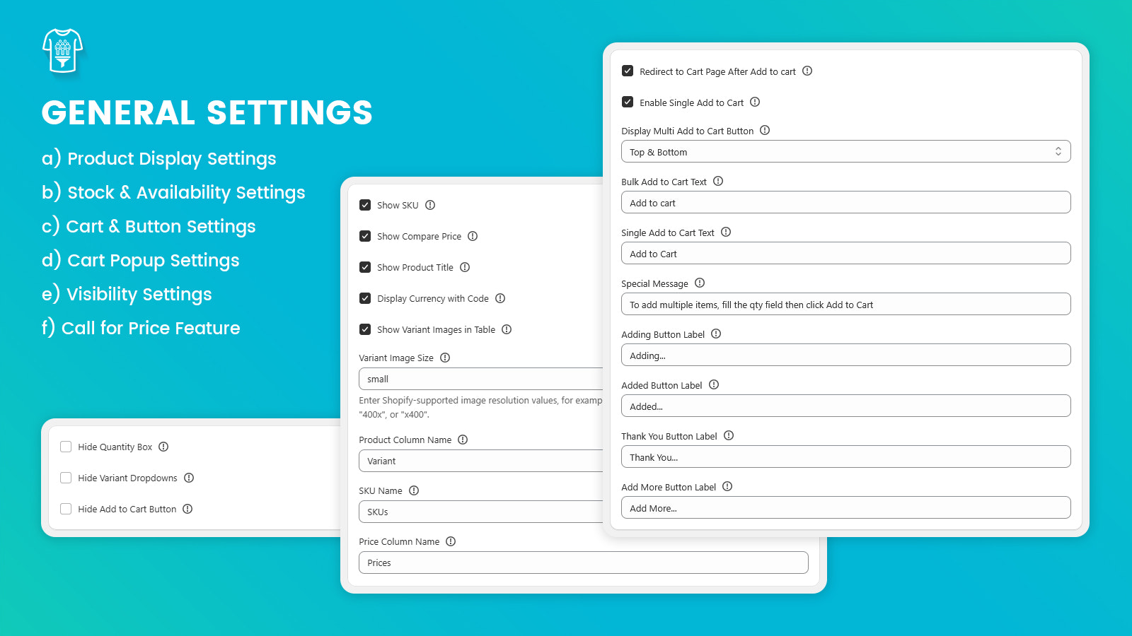 General Settings 
