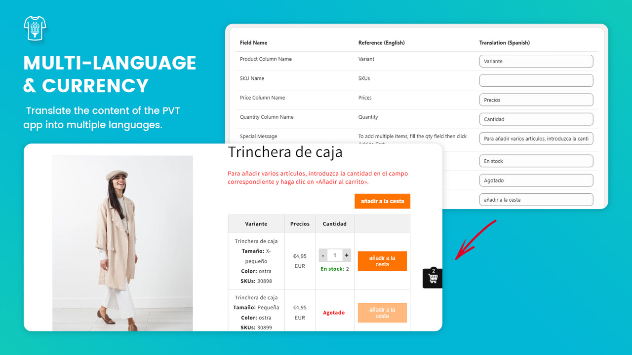Markets Feature - Multi language and Currency
