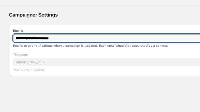 Get notices when the campaign changes