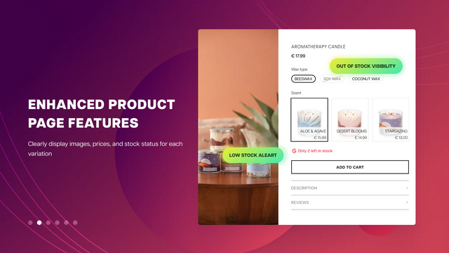 Shopify color swatch & product image swatch