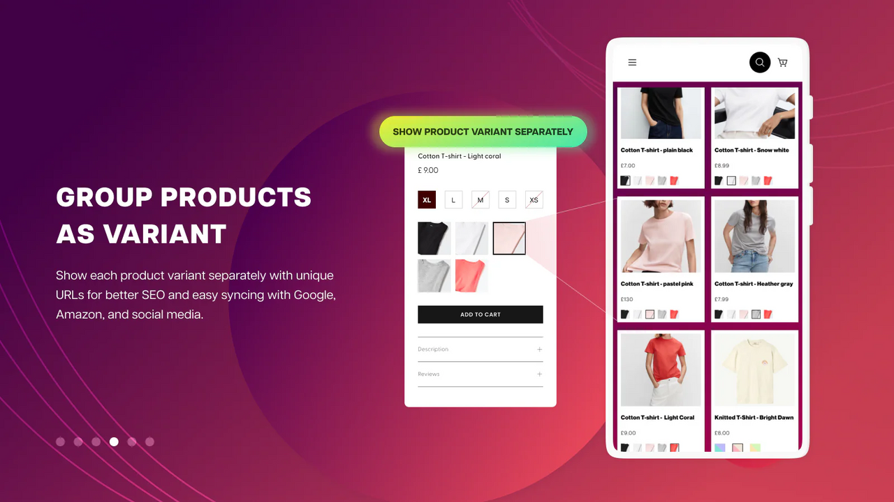 Shopify color swatch & product image swatch