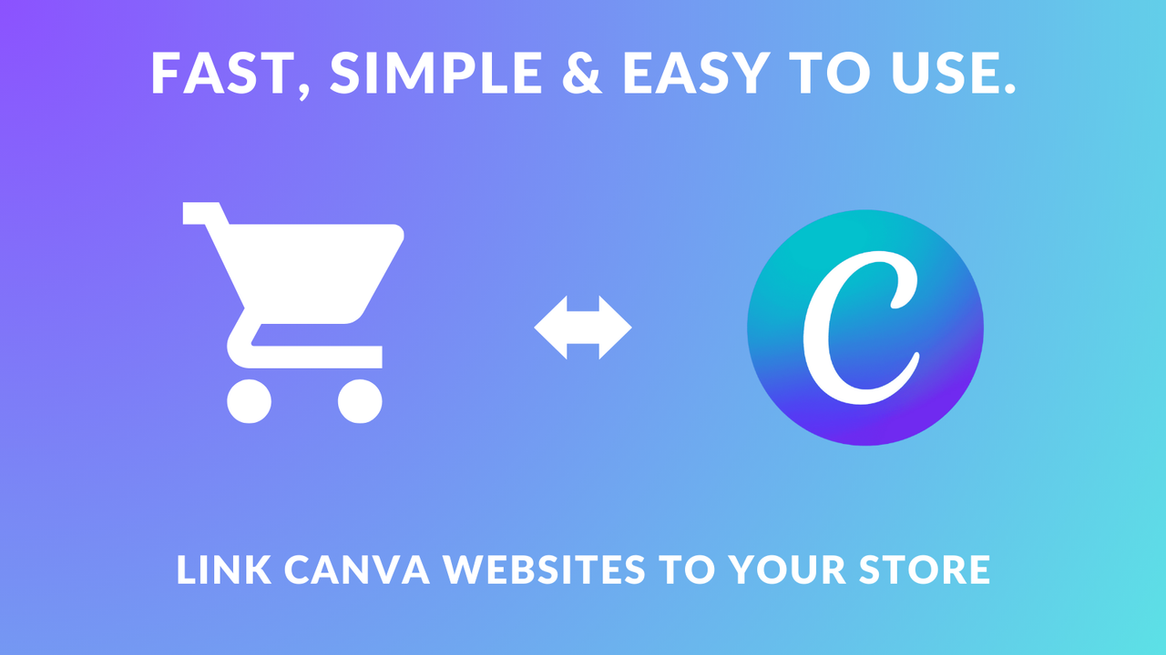 Link Canva websites to your store