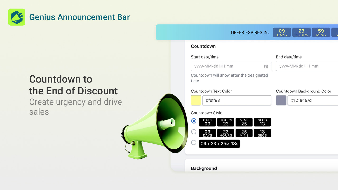 Countdown to the end of discount