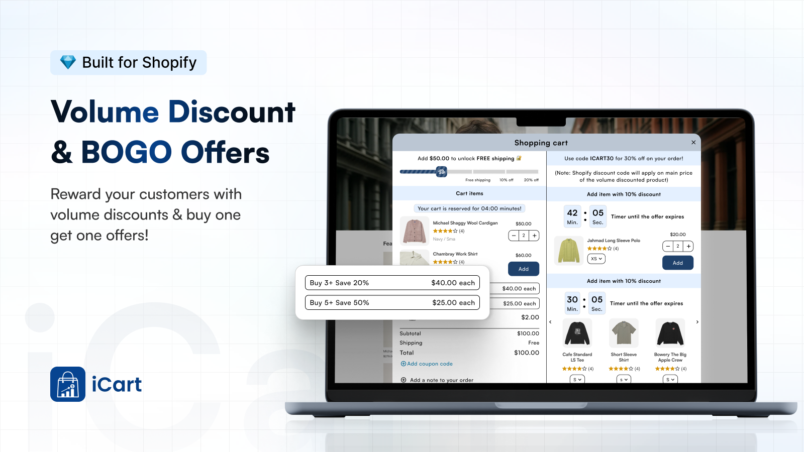 Volume Discount & BOGO Offers