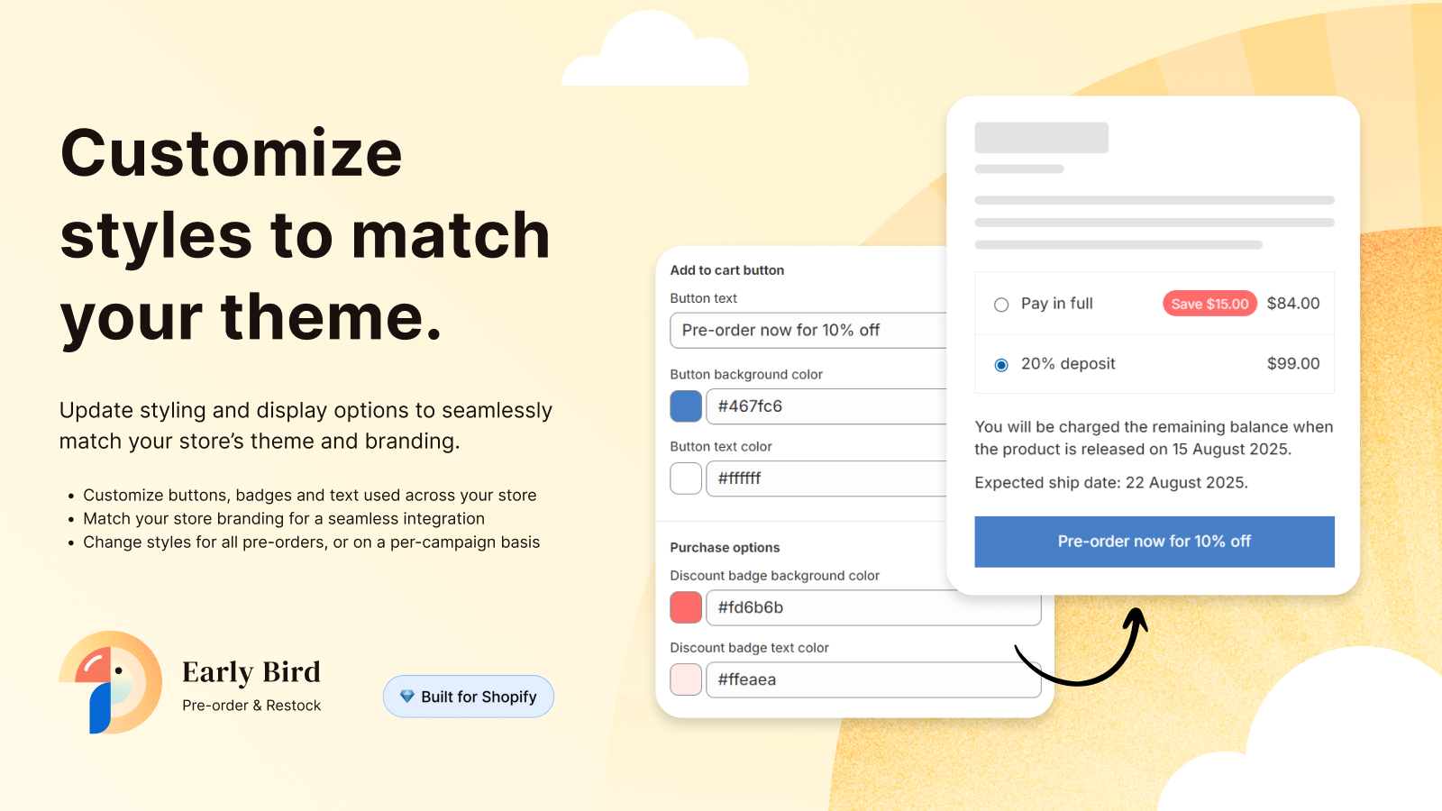 Customize styles to match your theme.