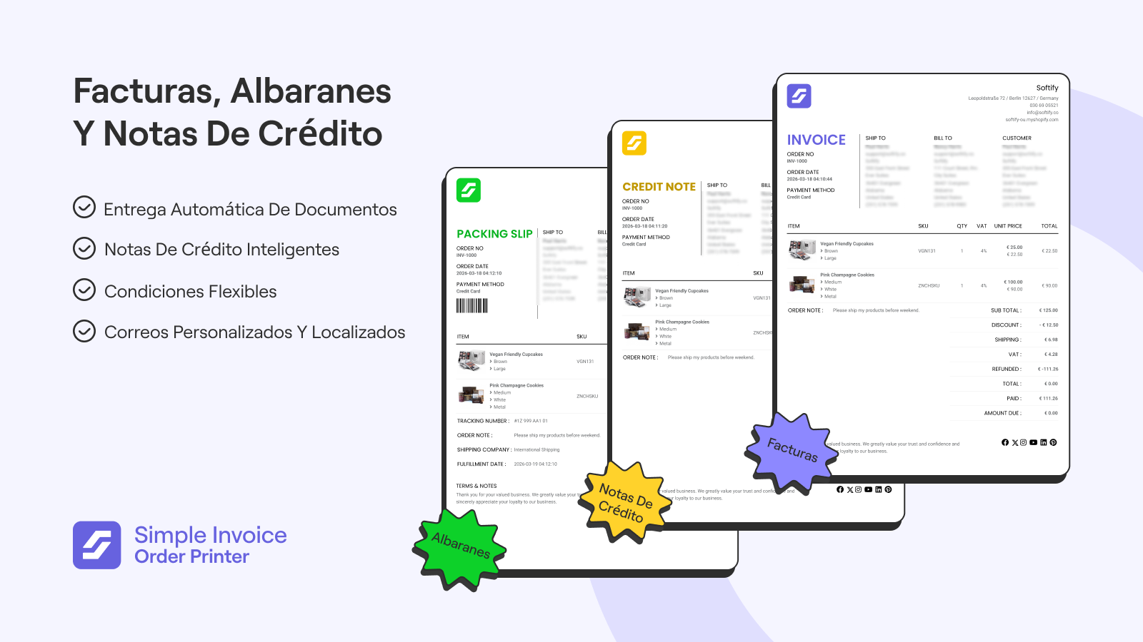 impresora de facturas