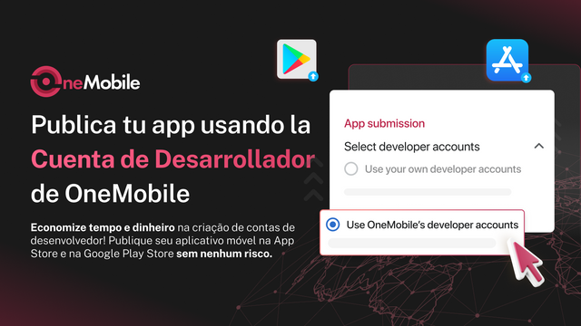 Publicar la app con la cuenta de desarrollador de OneMobile