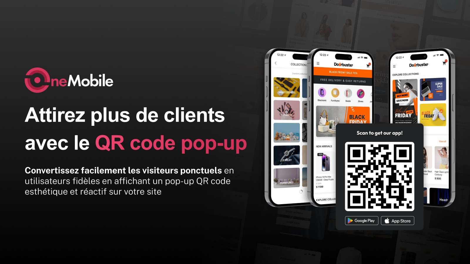 prévisualisez en direct votre application mobile