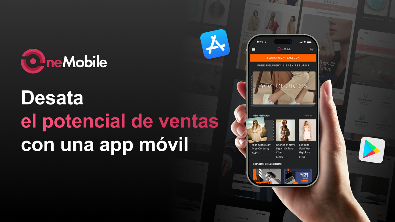 construir ios android aplicación móvil para tienda shopify