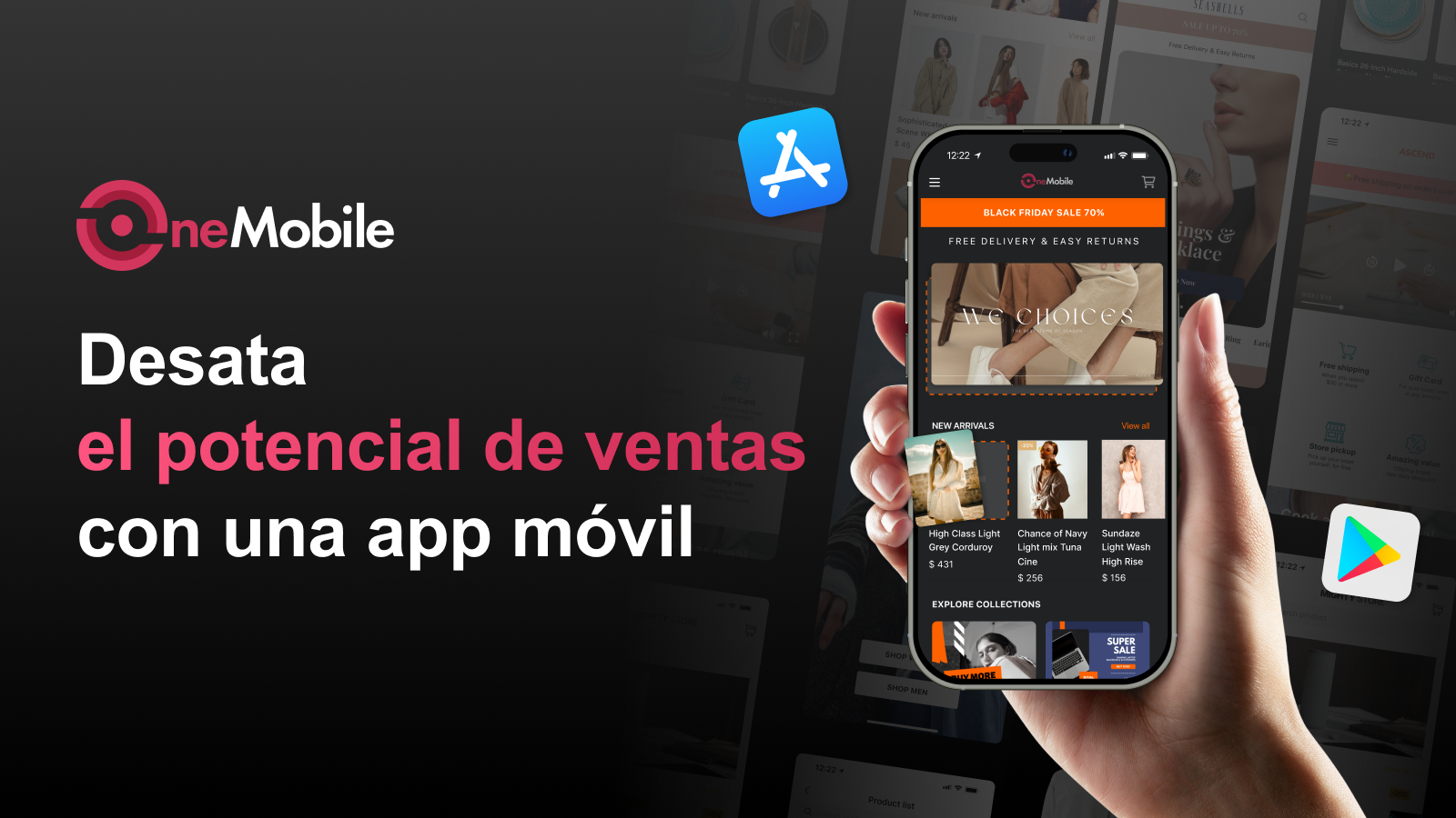 construir ios android aplicación móvil para tienda shopify