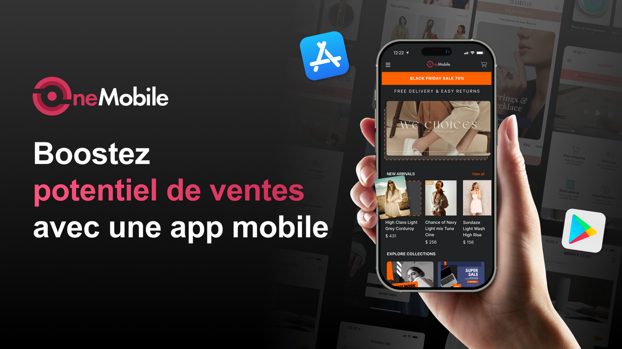 créer une application mobile ios et android pour shopify store