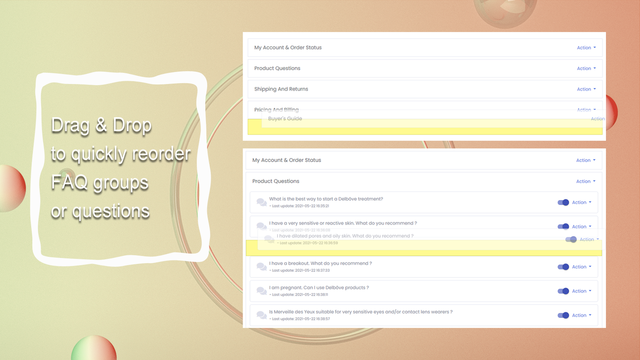 FAQ - Reorder