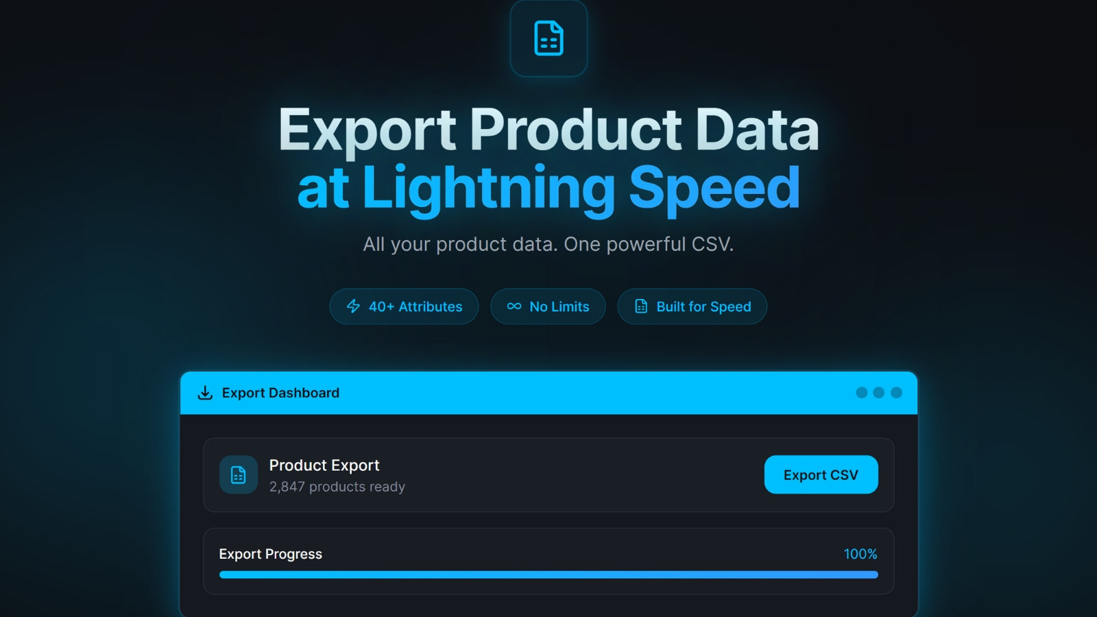 Data Export Tool